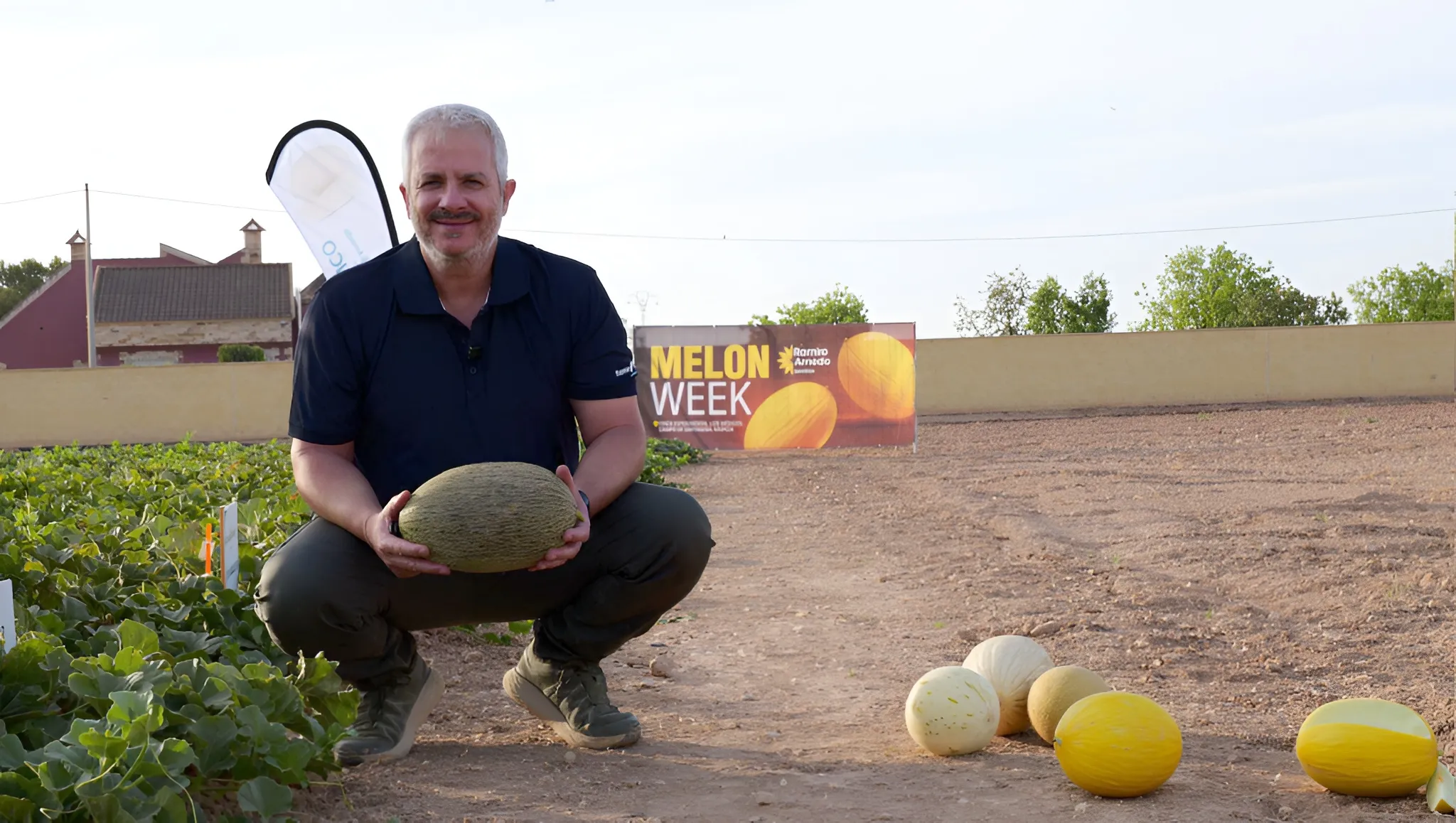 RAMIRO ARNEDO CELEBRA SU MELON WEEK EN LA NUEVA FINCA EXPERIMENTAL LOS MEDICOS